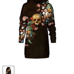 Danse Macabre Oversize Hoodie Dress